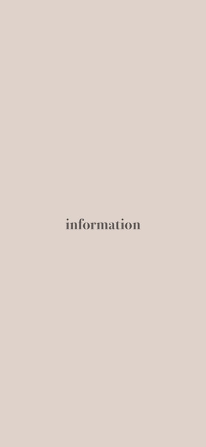 information