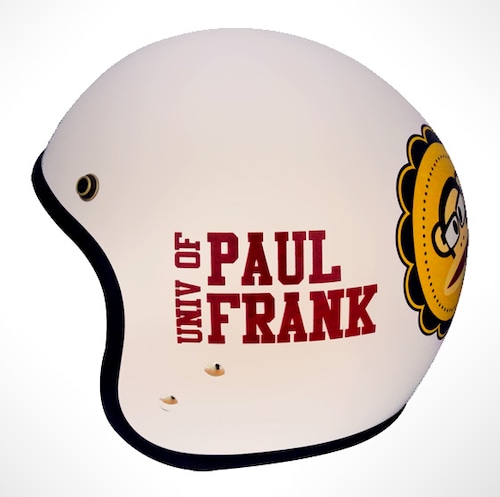 ポールフランク正規ライセンス商品です。ジュリアスSkurvy　ジェットヘルメット　ホワイト　ピンク　ブラック　黄色　ツバ、シール、ド別売り