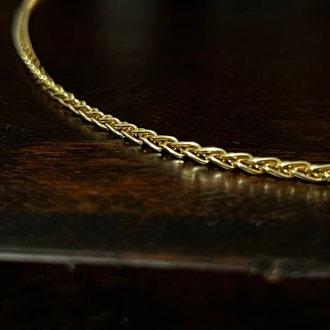 VINTAGE TIFFANY & CO. 18K Gold Small Braid Necklace | ヴィンテージ
