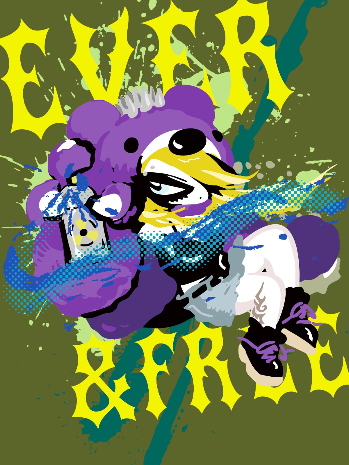 LEMONeD x HYPERCOREコラボレーション〈EVER&FREE〉ロングスリーブT