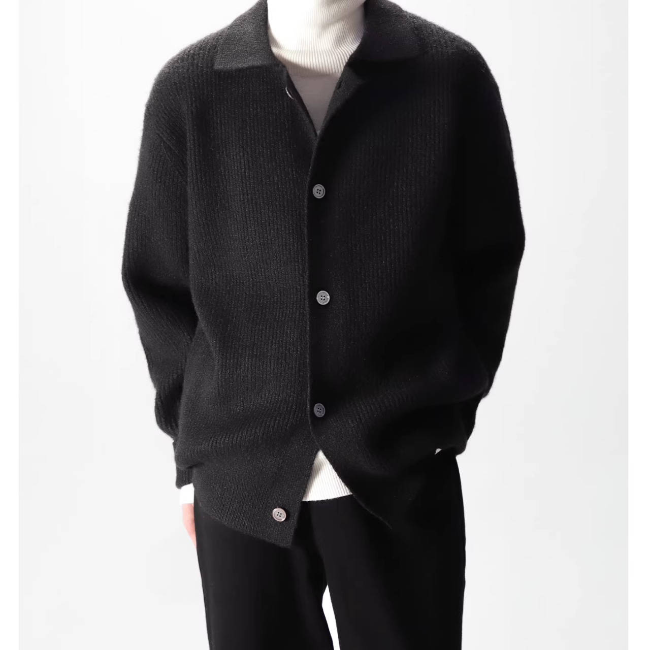 フラップカラーカーディガン　TB1840・画像6