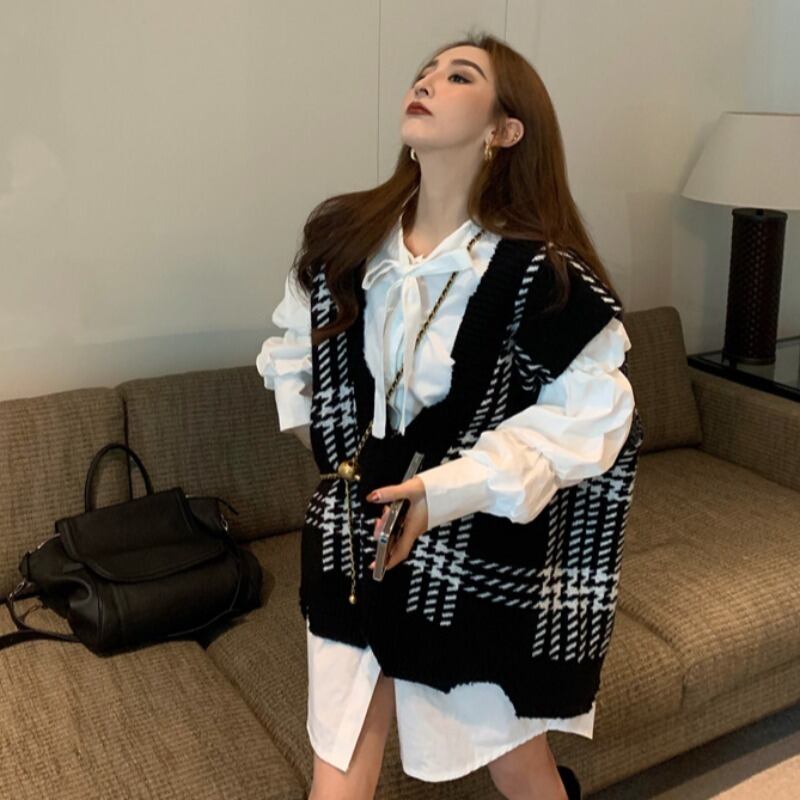 ホワイトシャツ スリーブスプリングルーズシフォントップス 春物 YY-ファッション26572565516