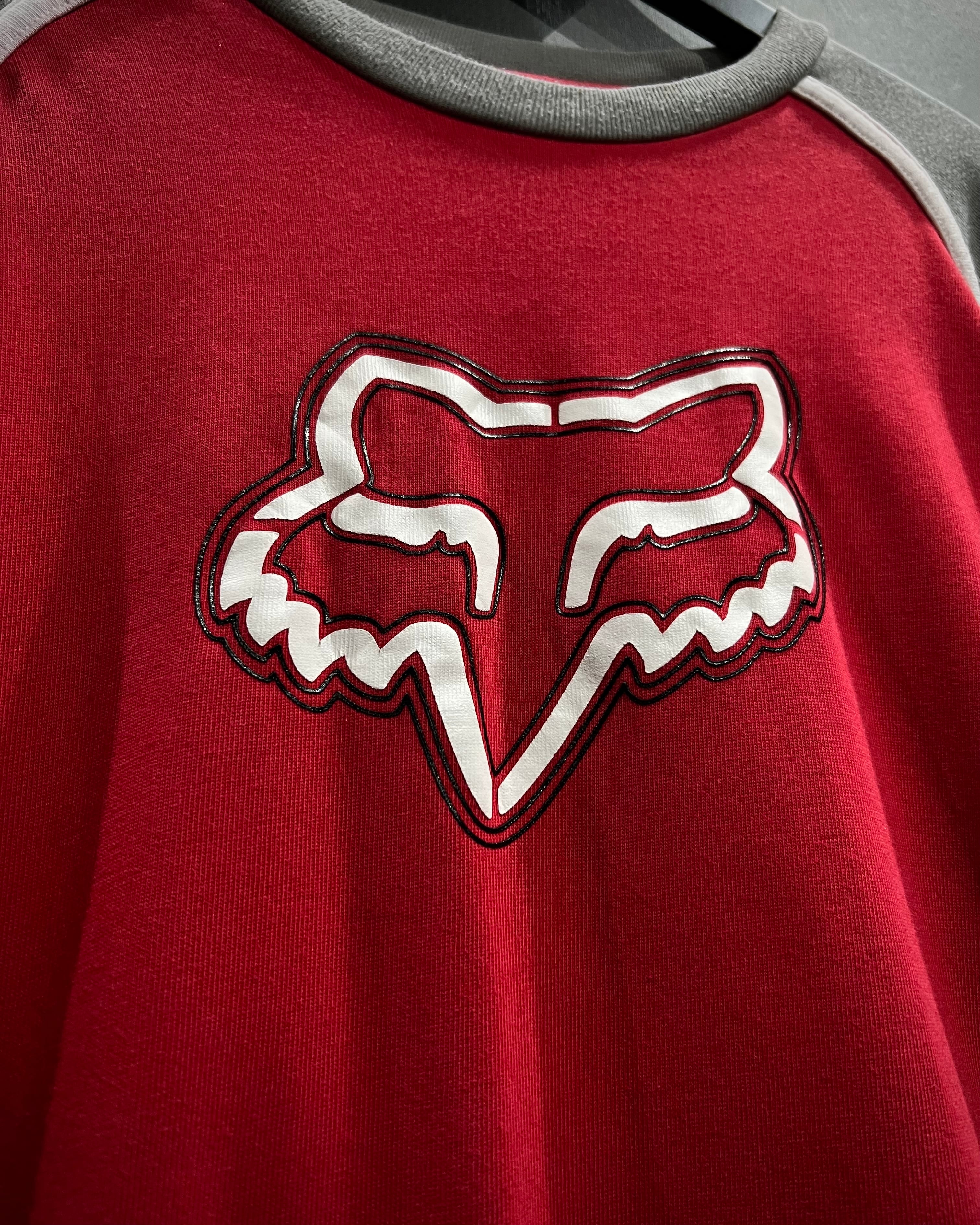 X VINTAGE】“FOX RACING” Logo Design Loose L/S T-Shirt | Caka(カカ