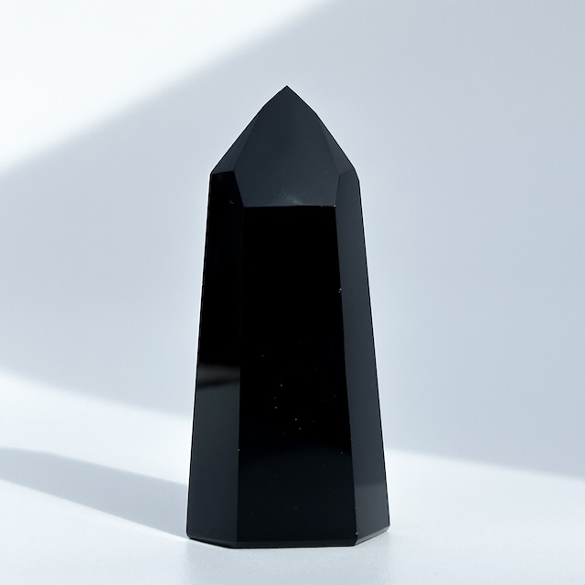 オブシディアン  タワー型02 ◇ Obsidian ◇天然石・鉱物・パワーストーン