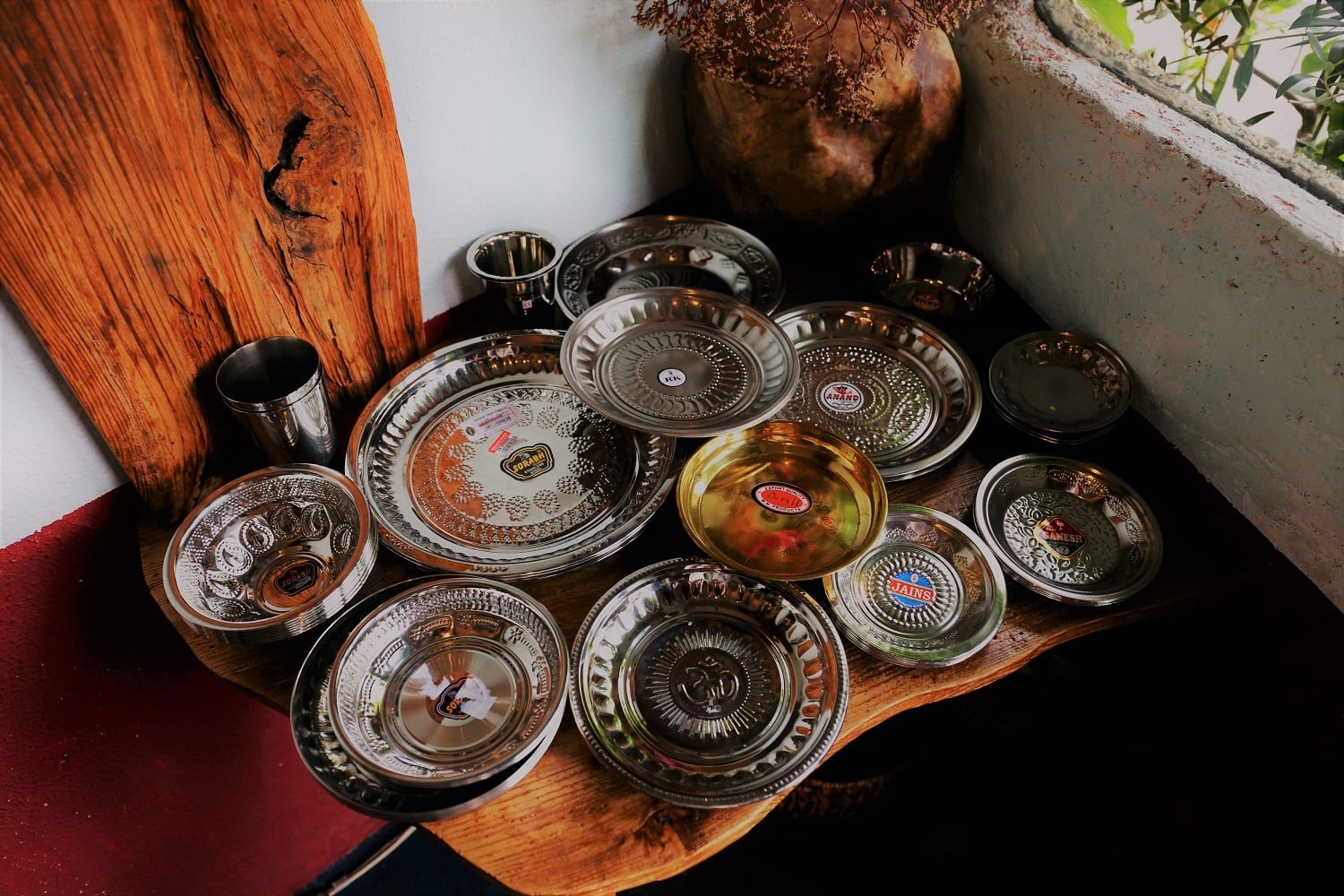 準備中】 インドのステンレスのお皿 | 砂の岬 SUNANOMISAKI