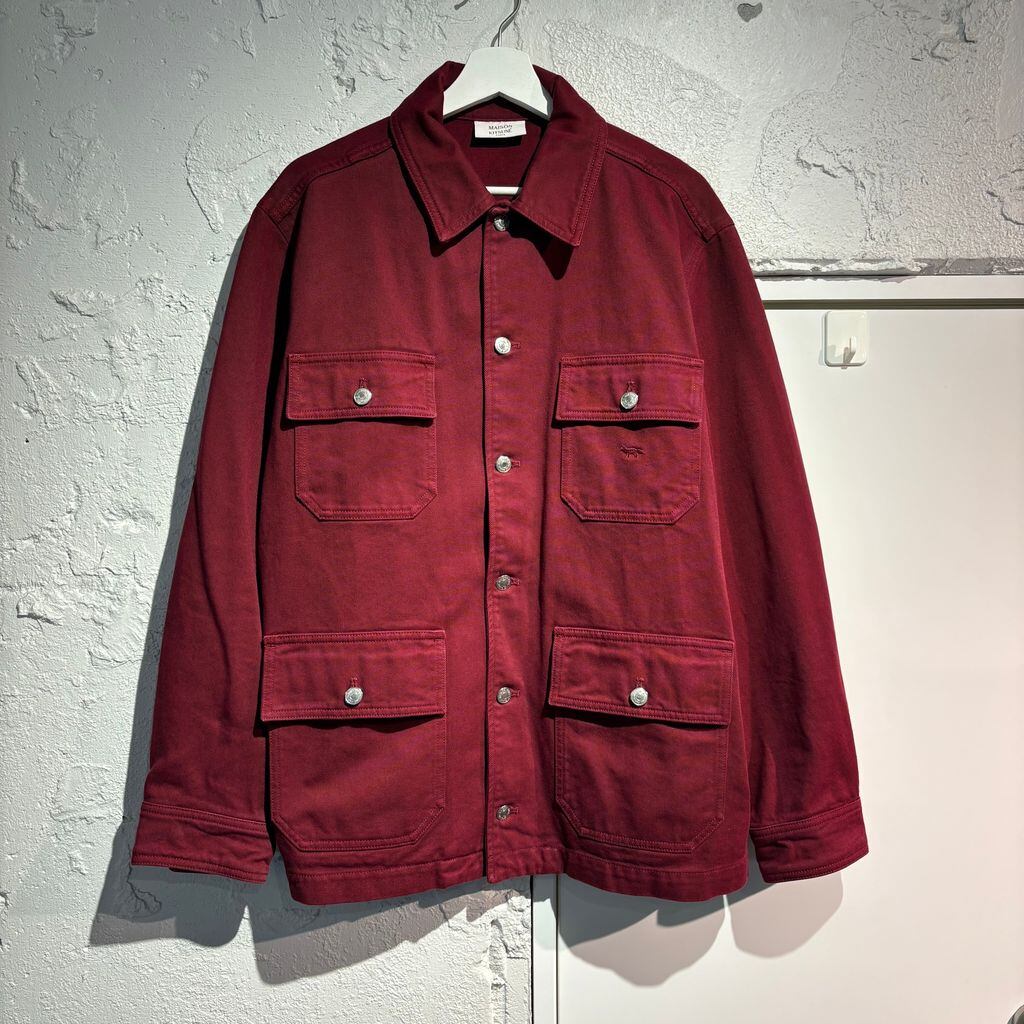 COMOLI コモリ 20AW ウールチェックオープンカラーシャツ 2 【代官山