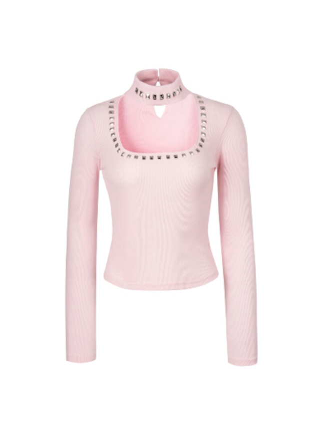 [Baby metal club] Studs choker t (baby pink) 正規品 韓国ブランド 韓国代行 韓国通販 韓国ファッション Baby metal club