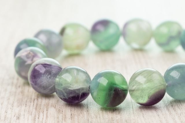 ◆一点物◆エンジェルフェザーフローライト 13mmブレスレット