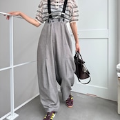 adjuster color stitch suspenders PT/gray