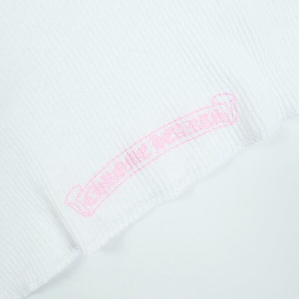 Size【S】 CHROME HEARTS クロム・ハーツ T BAR RIB TANK WHITE/PINK