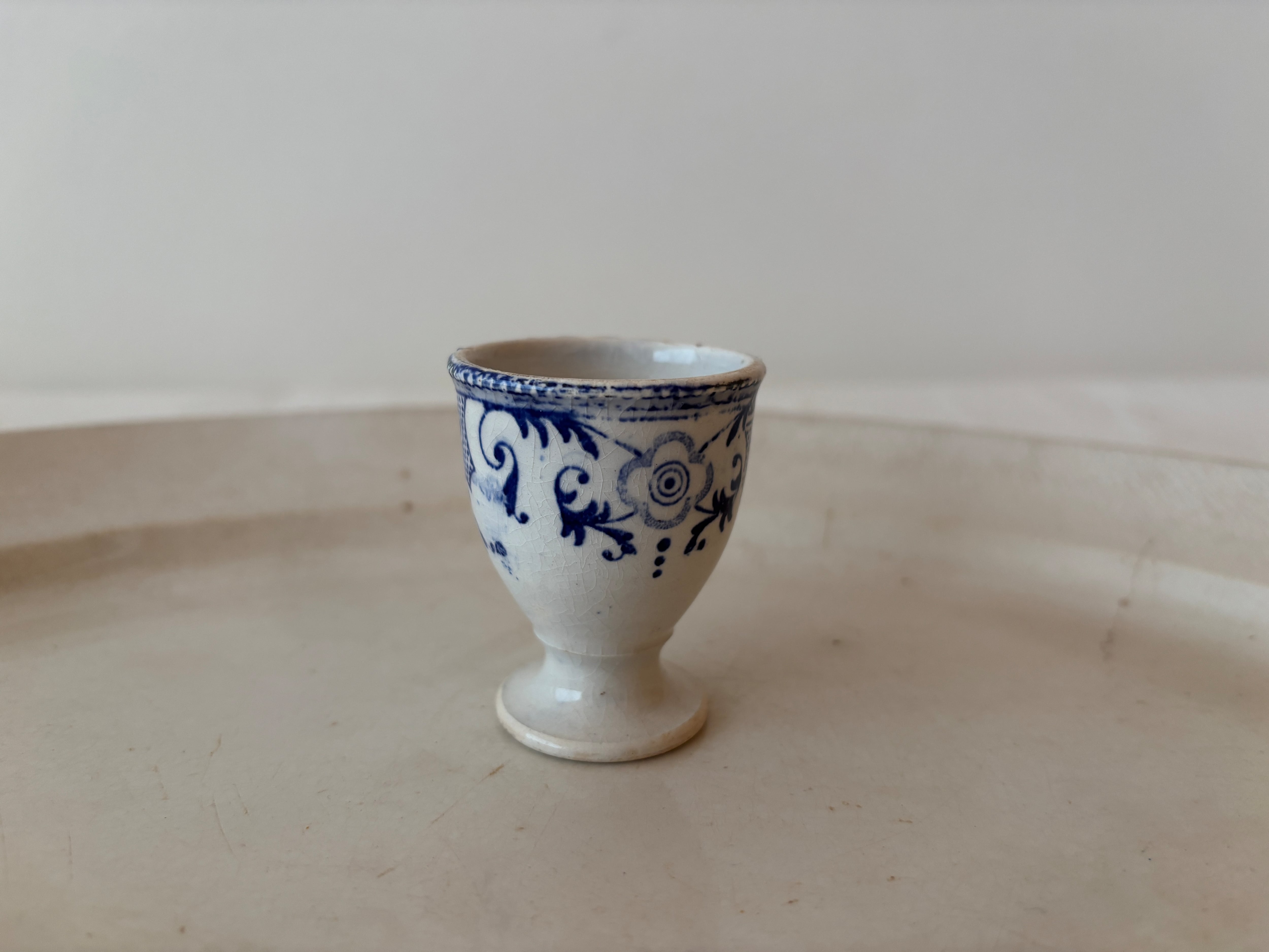 【M】Creil et Montereau クレイユモントロー エッグスタンド エッグカップ