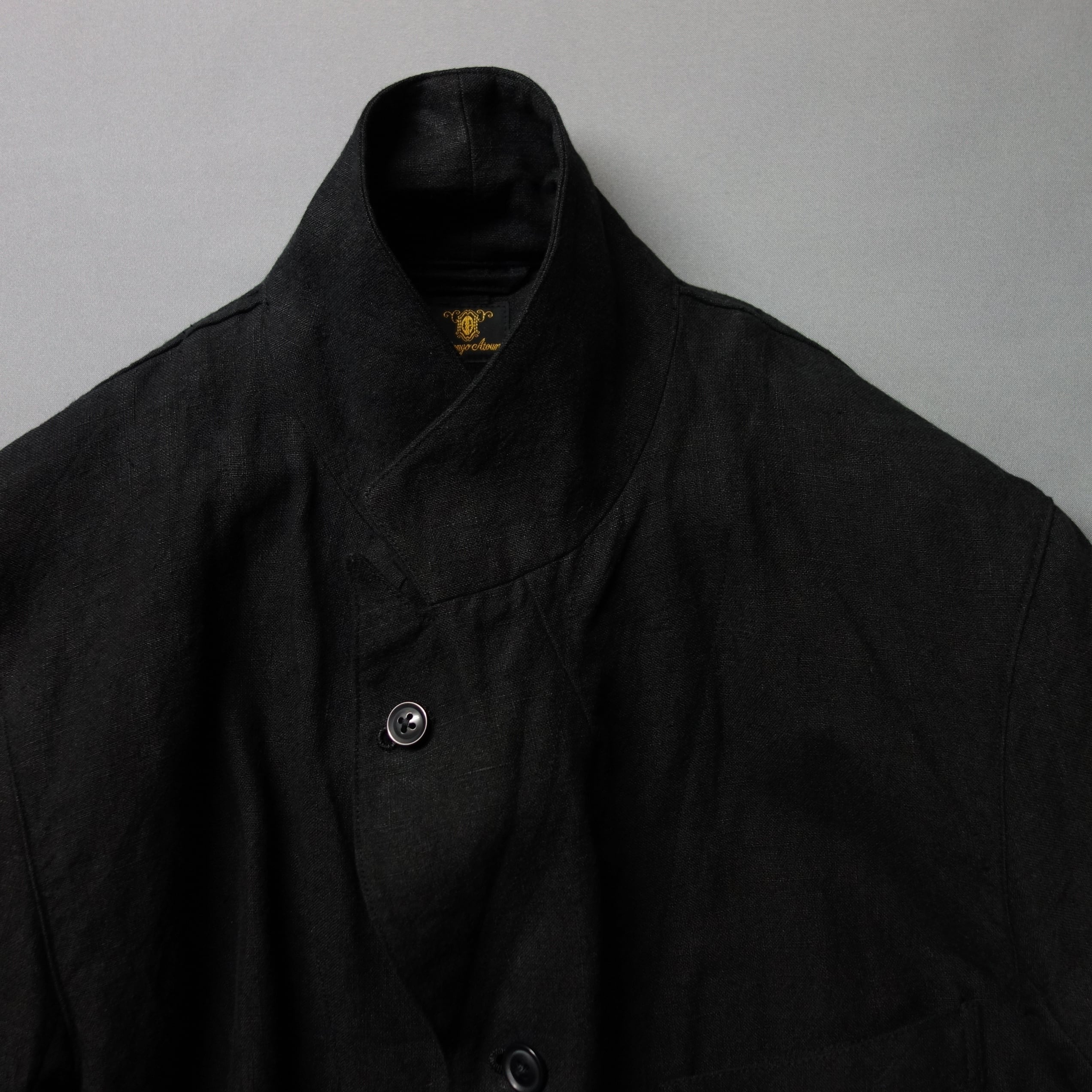 montparnasse belgium-linen jacket 2026 / belgium-black | ATELIER