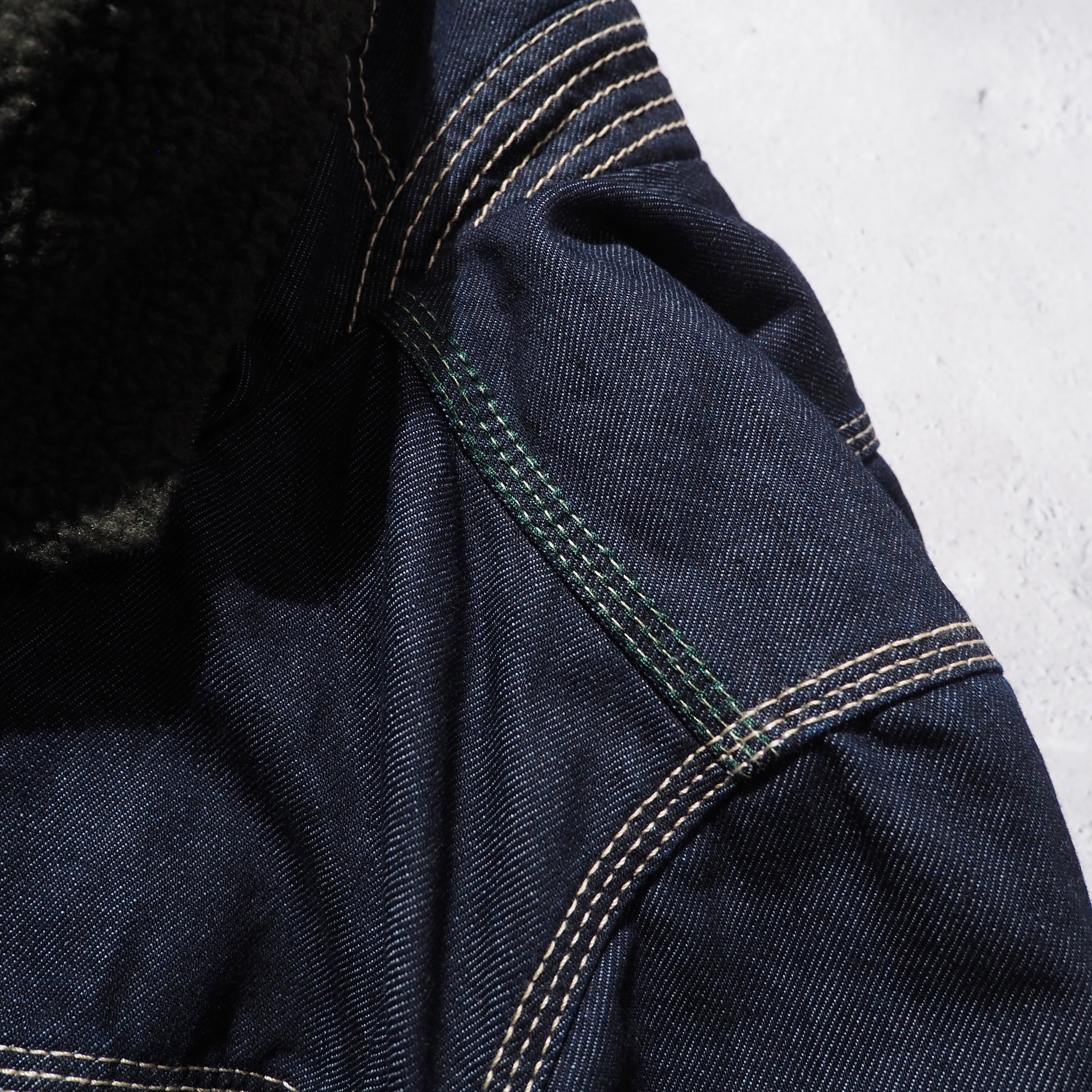 " DIESEL " Deformed Hood Design Denim jacket (made in Italy)