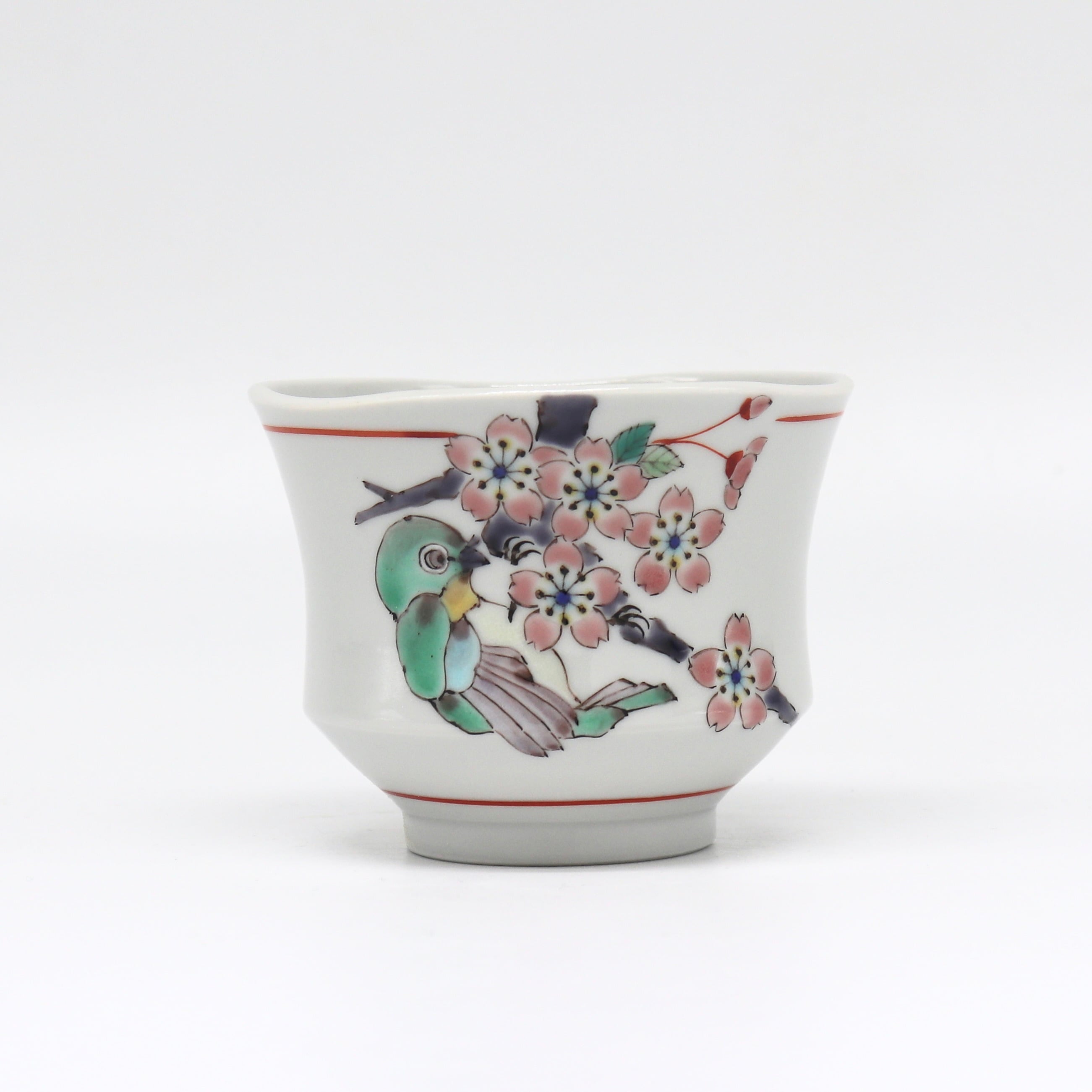 九谷焼　手描き　大兼政花翠「ポピー」 九谷焼 手描き 大兼政花翠「ポピー」