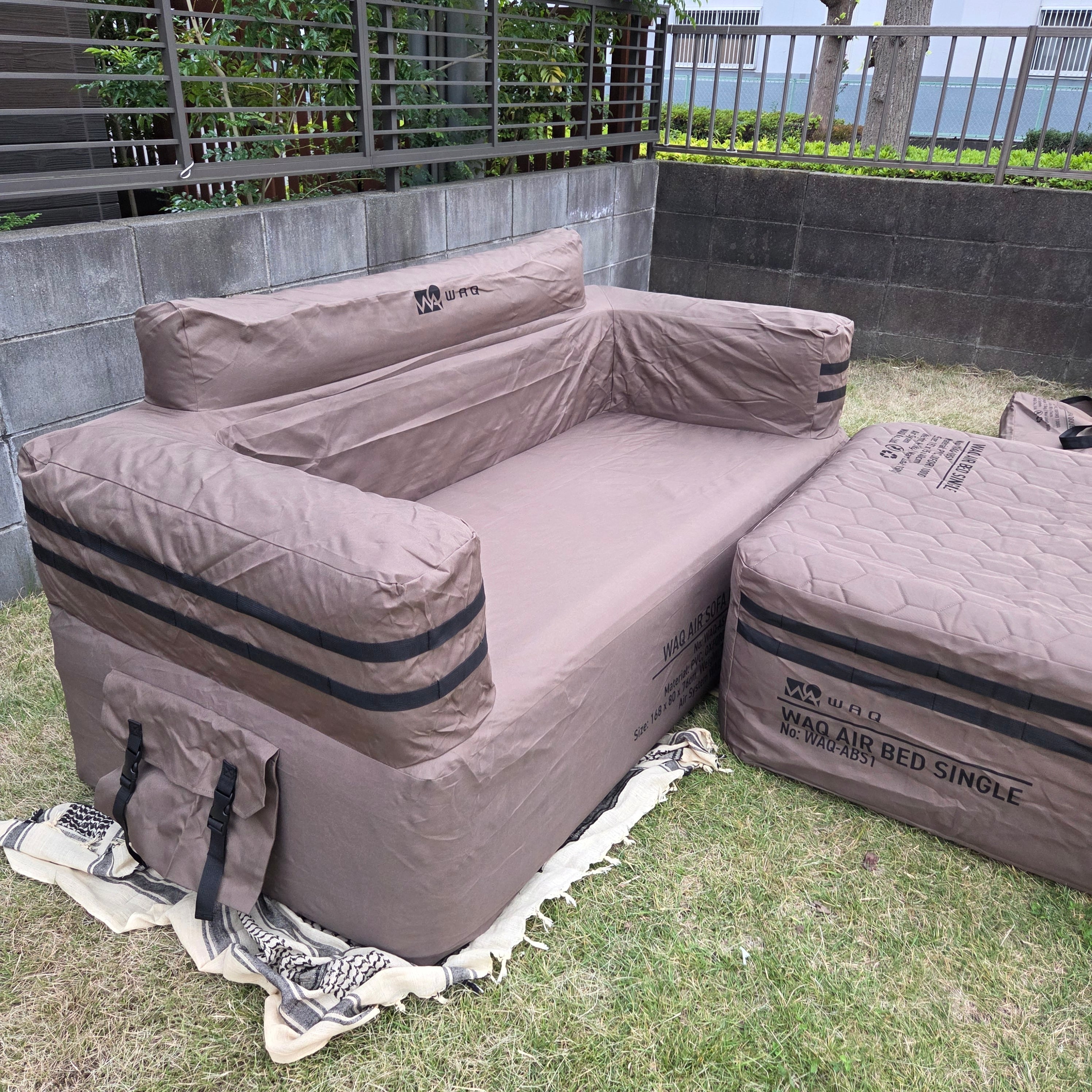 WAQワック】AIR SOFA ダブル エアソファ | CAMP MARKET