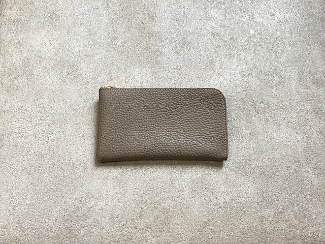 SHOZO Wallet (soft shrink) : Grege * Won Grand Prix of the small leather article category in “Asia Pacific Leather Fair 2019”