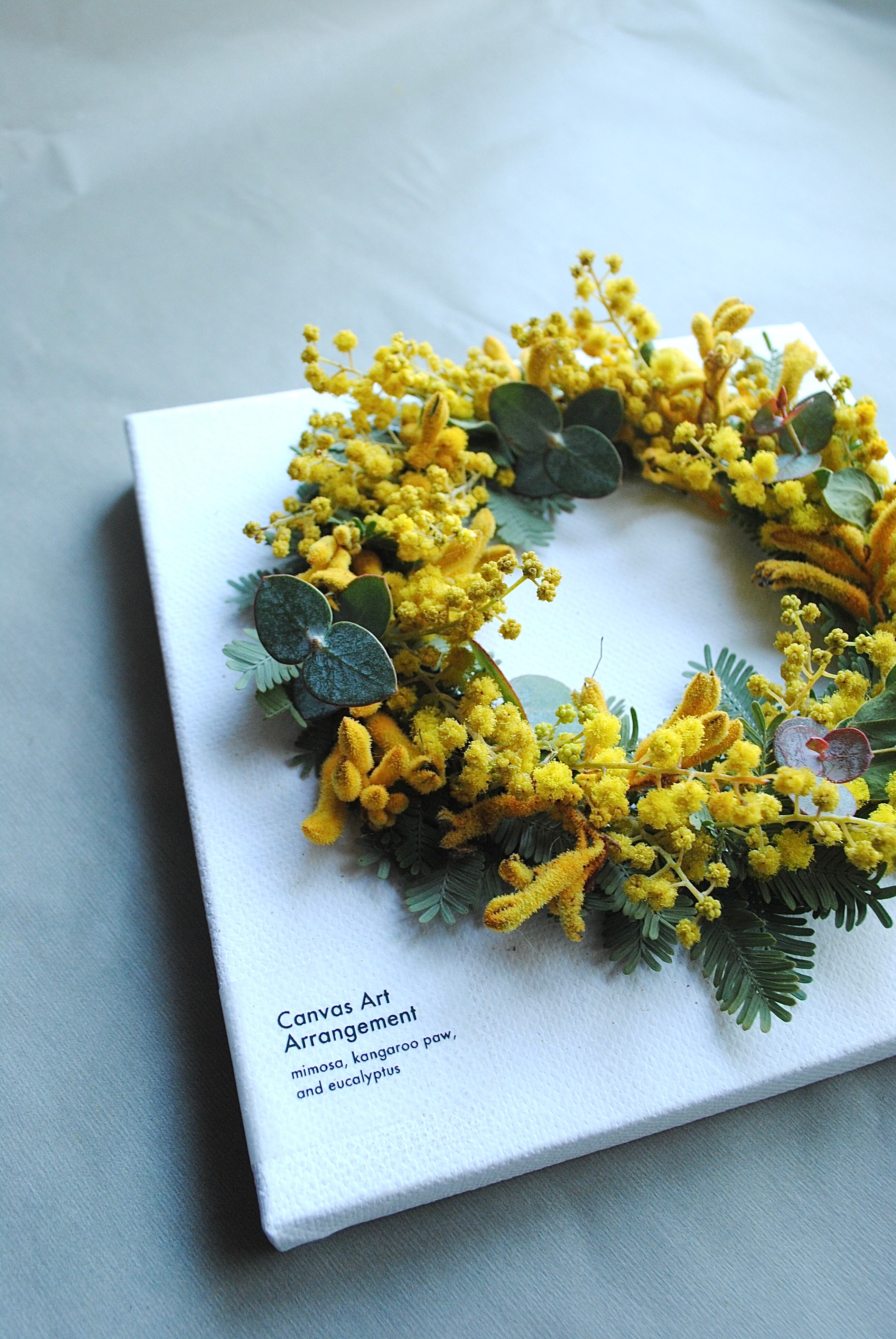 mizuho.flower＊ かすみ草とスターチスのリース