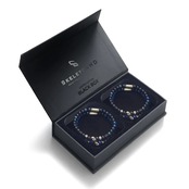 SkeletonHD スケルトンエイチディー ブレスレット His & Hers | Electric Blue Stack