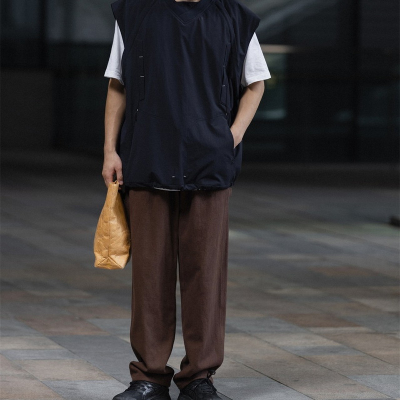 2WAYデザインモードアウトドア調スウェット　978