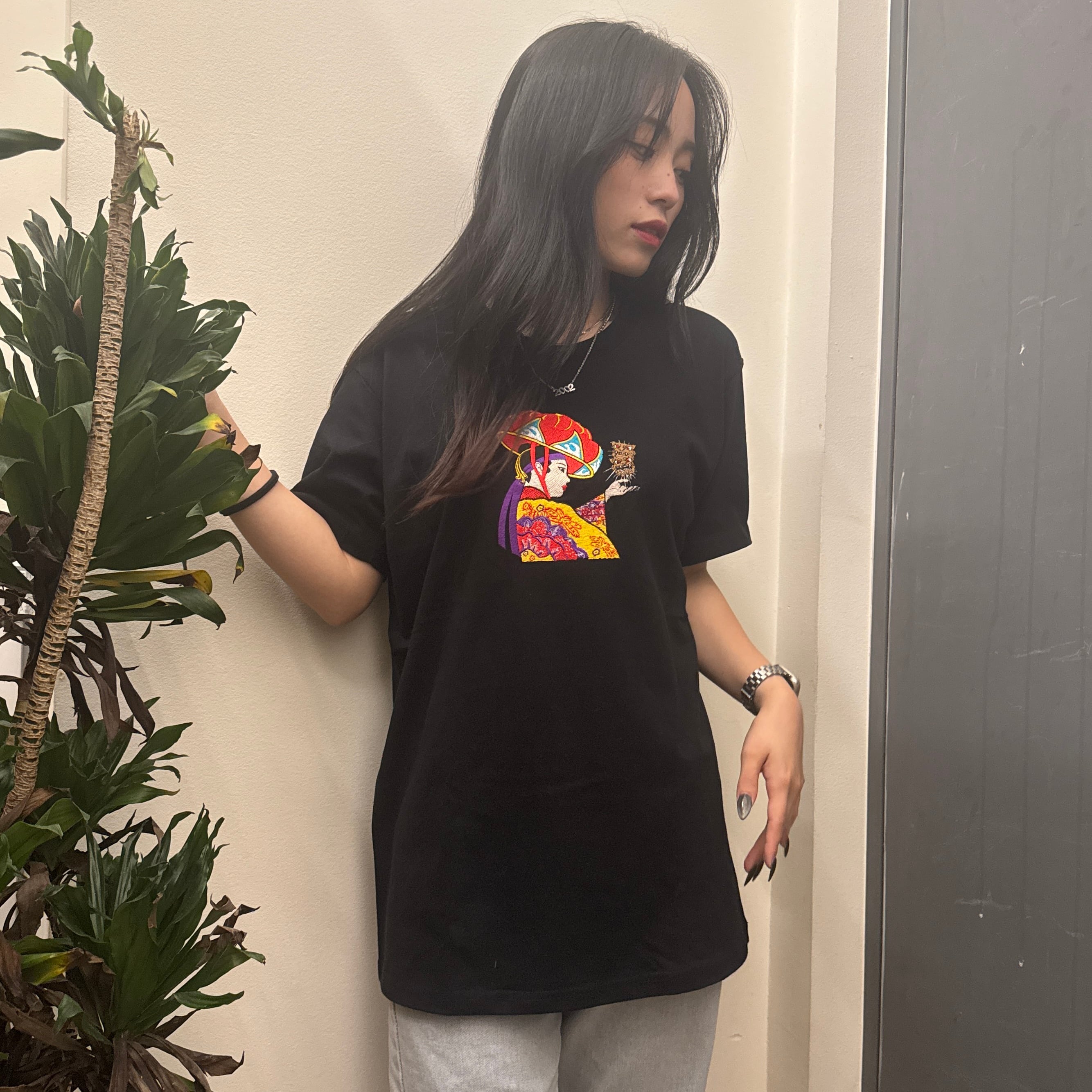 刺繍Tシャツ】沖縄花笠 | PAY ID