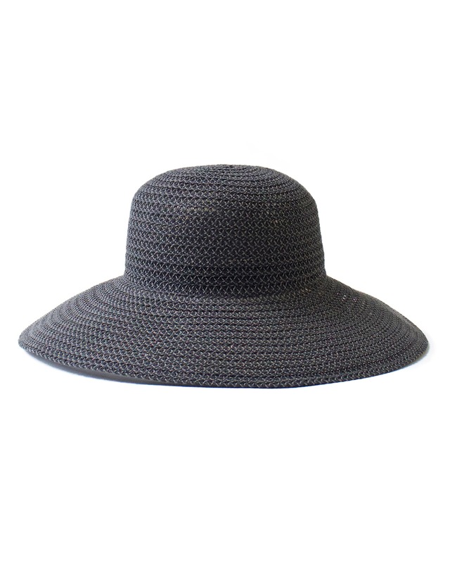 Ishida Seibou "Navy & Gray Wide Brimmed Cotton Hat"