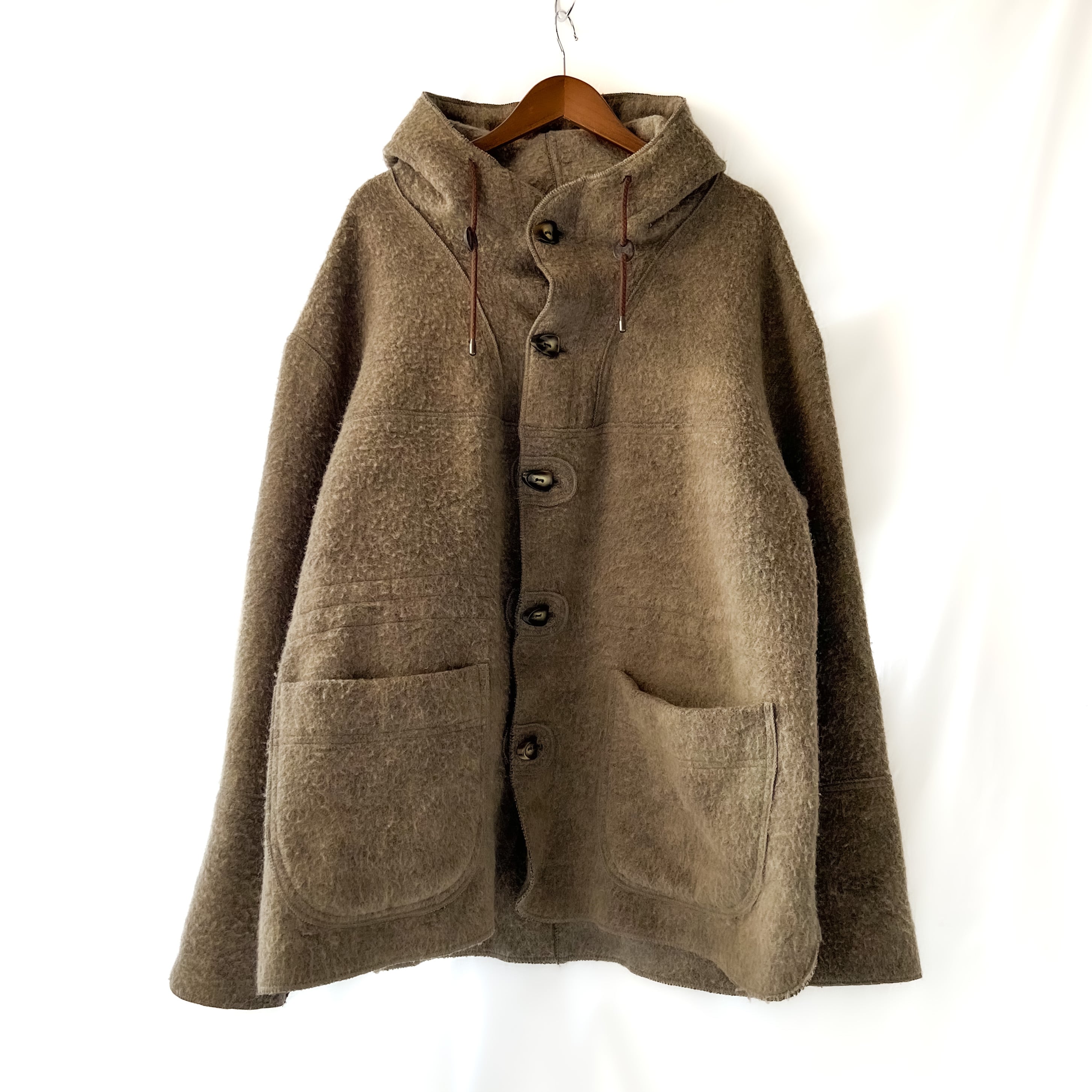 90s GLOVERALL 黒タグ Shaggy duffle coat グローバーオール シャギー