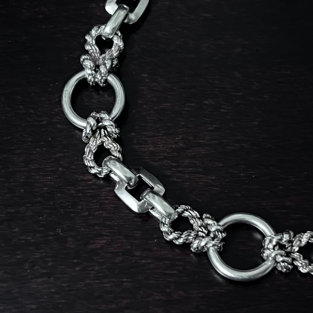 ま*い様 HERMESドゥアルヌネ ブレスレットDouarnenezヴィンテージ VINTAGE HERMES Douarnenez Bracelet Silver 800 | ヴィンテージ