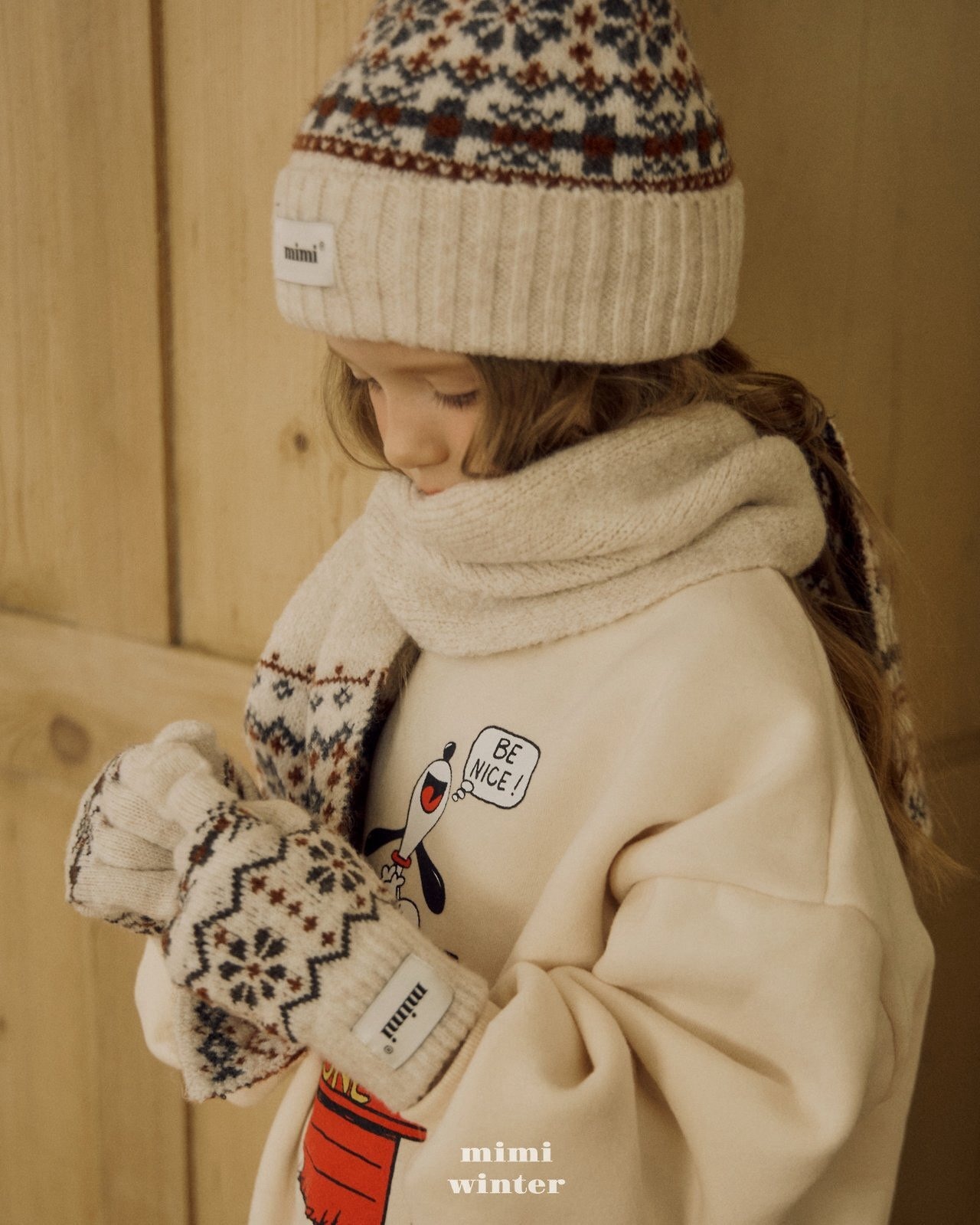BYMIMI［取寄］jacquard muffler 26winter