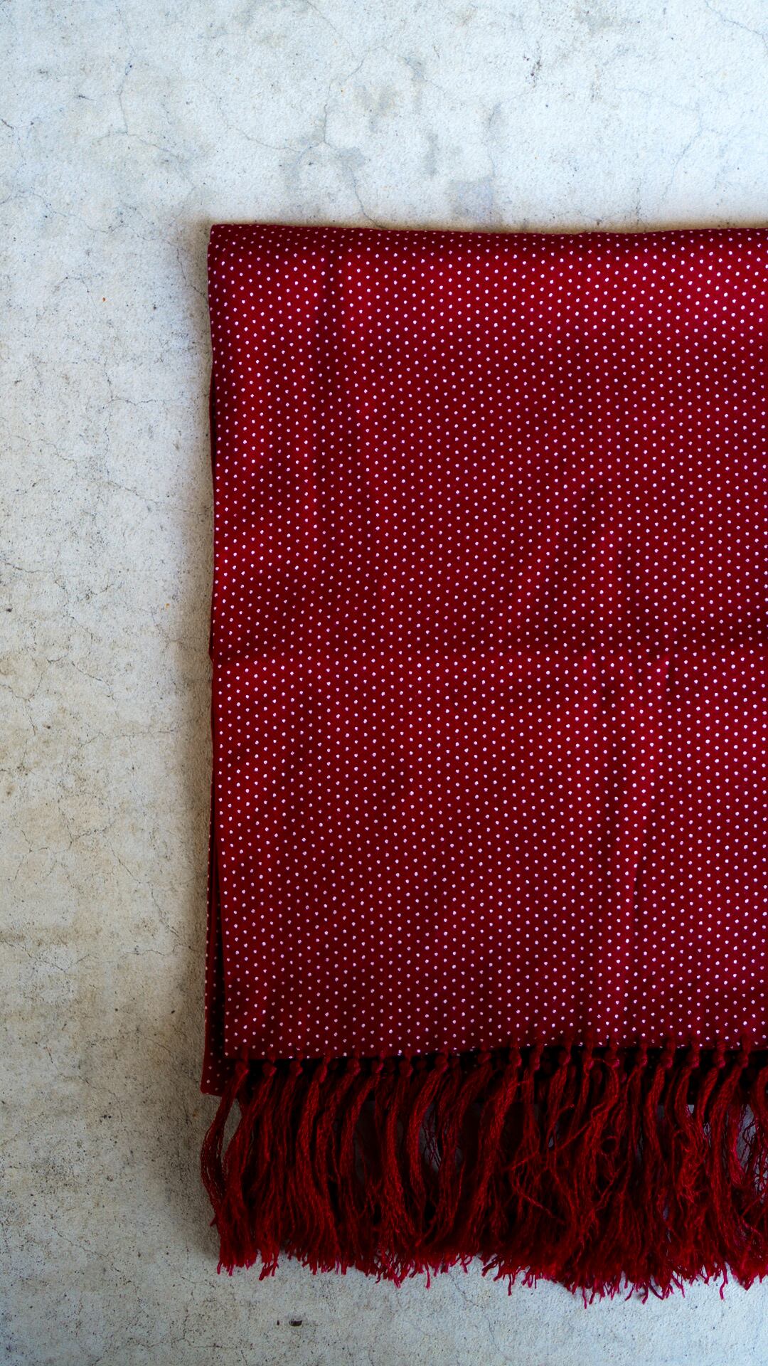 VINTAGE】TOOTAL トゥータル ドット柄 スカーフ 《レーヨン VINTAGE】TOOTAL トゥータル ドット柄 スカーフ 《レーヨン