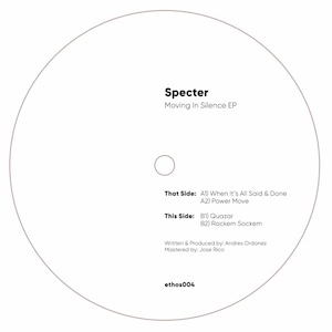 【12"】Specter - Moving In Silence EP