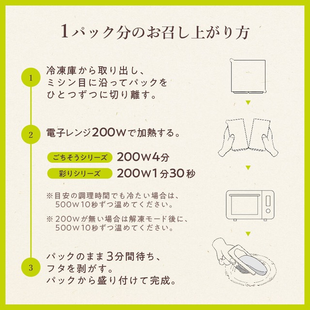 ☀️夏休み応援キャンペーン｜おすすめ6食分セット【40009976】