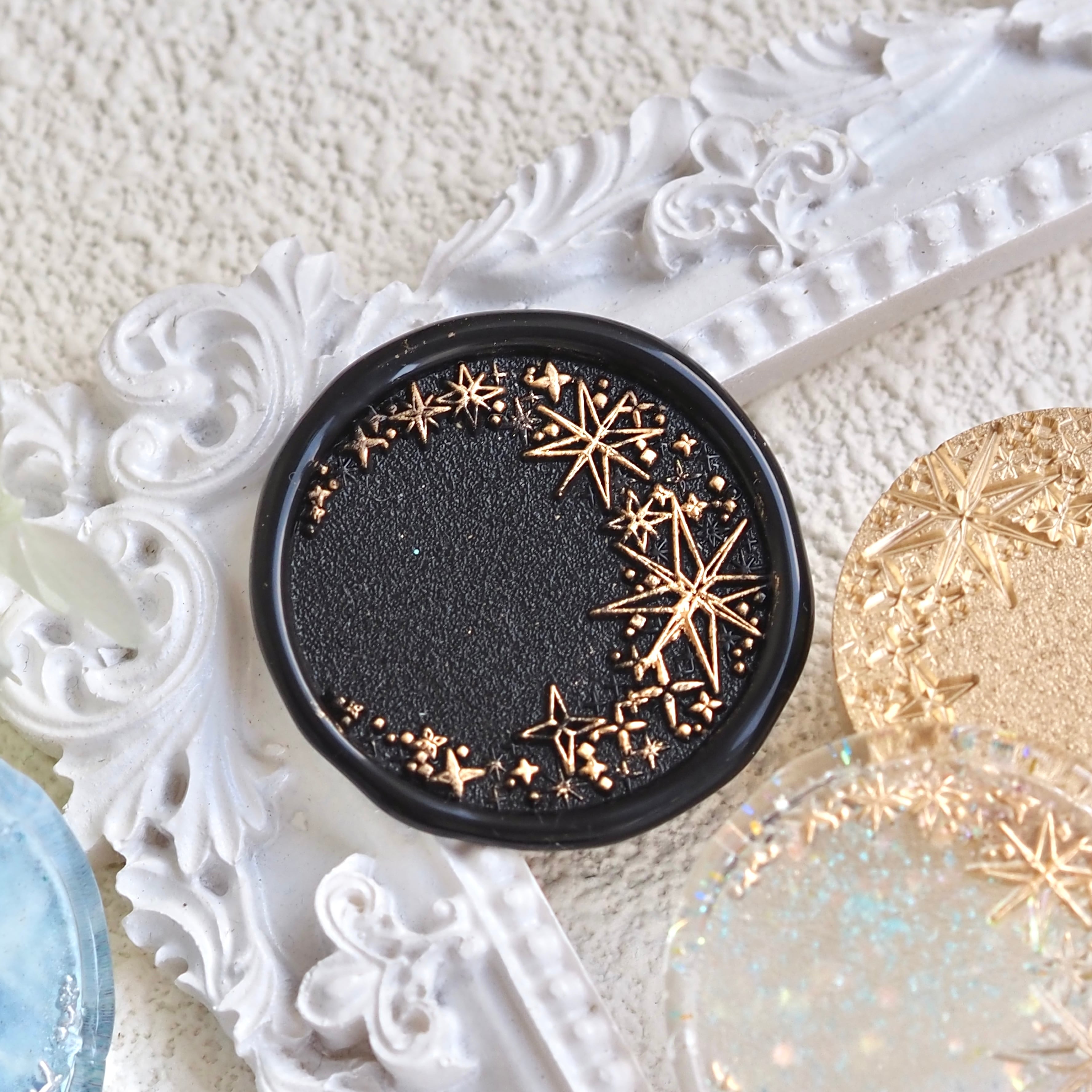 星が集う月 Lunar Constellation 25mm・シーリングスタンプ