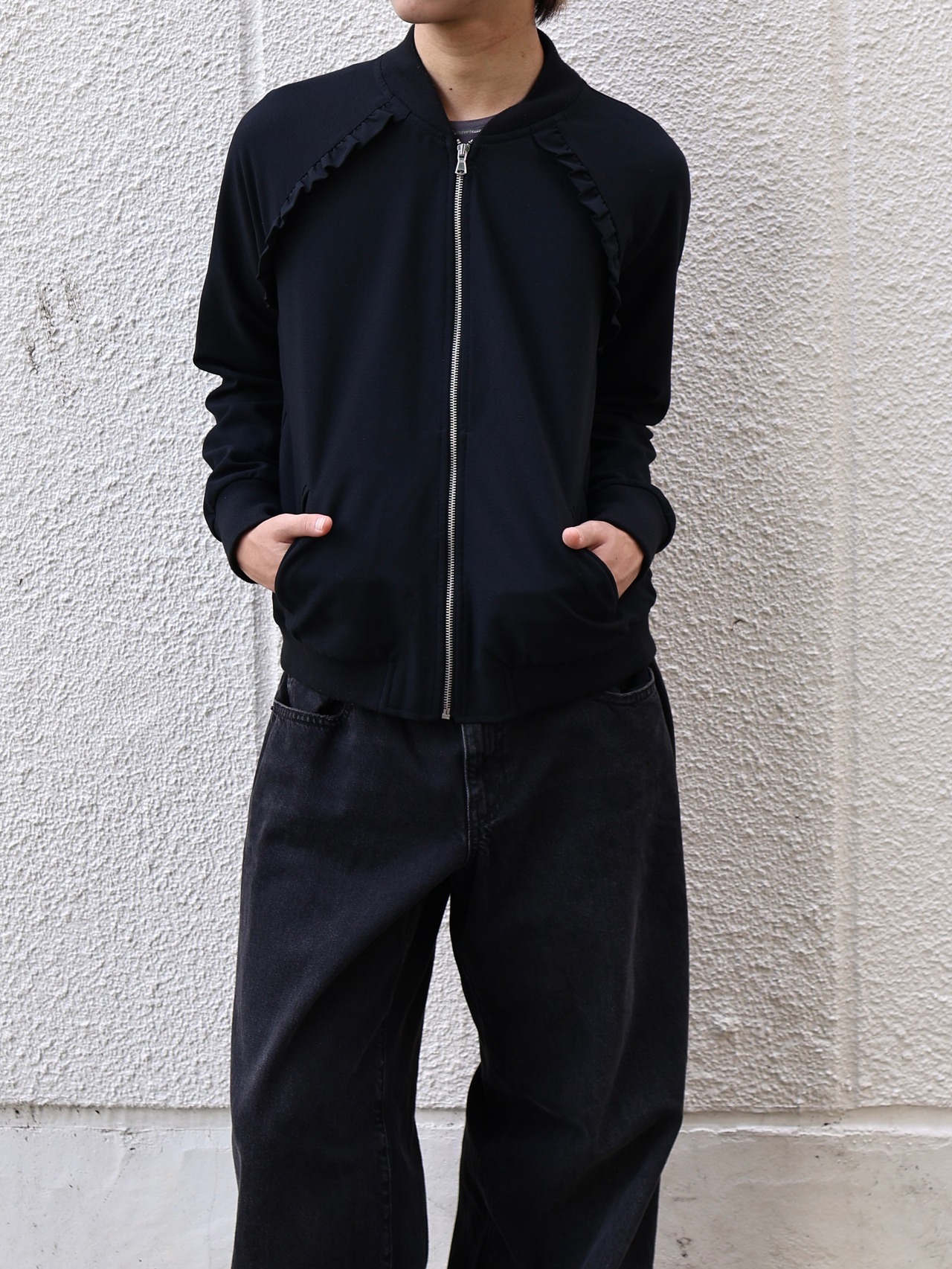 fringe design blouson