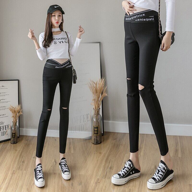 【新作】【送料無料】 8230＃マタニティパンツ春秋調節可能な伸縮性ウエストスリミングベリーサポートパンツマタニティレギンスマタニティパンツ エラスティック スプリング 春物 オータム 秋物 アジャスタブル AL expec368478161198