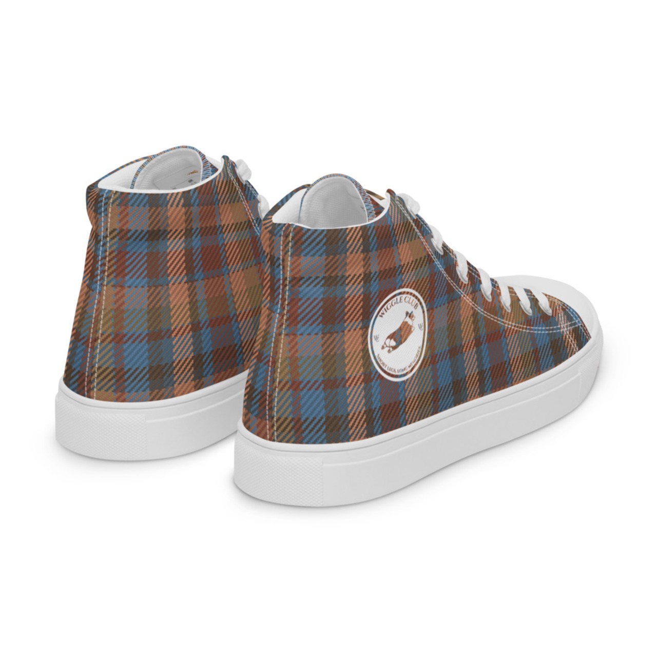 TARTAN WIGGLE High-Top Sneakers(Men’s )  [S0010]