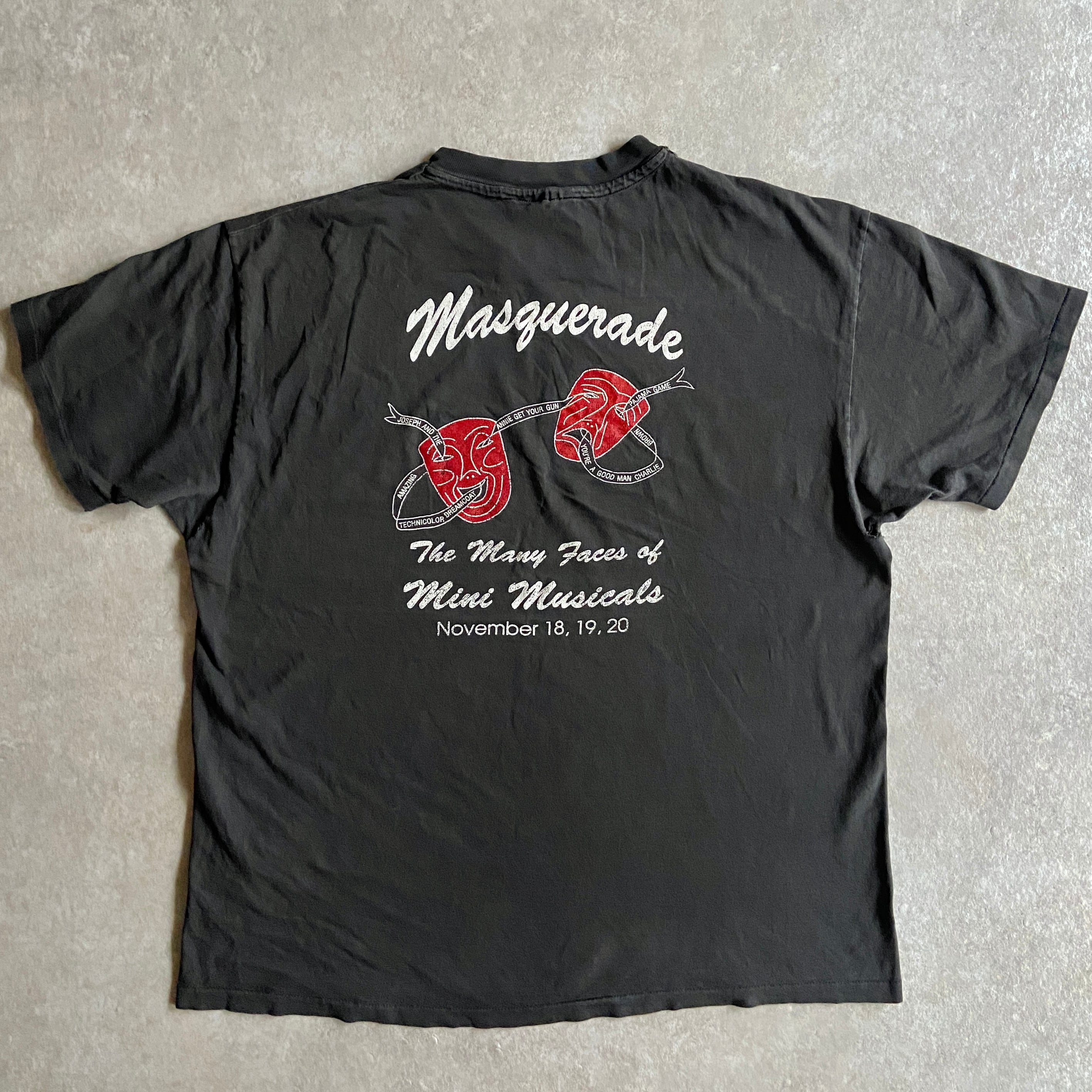 1990s Hanes "Mini Musicals" Tee XL Made in USA H086