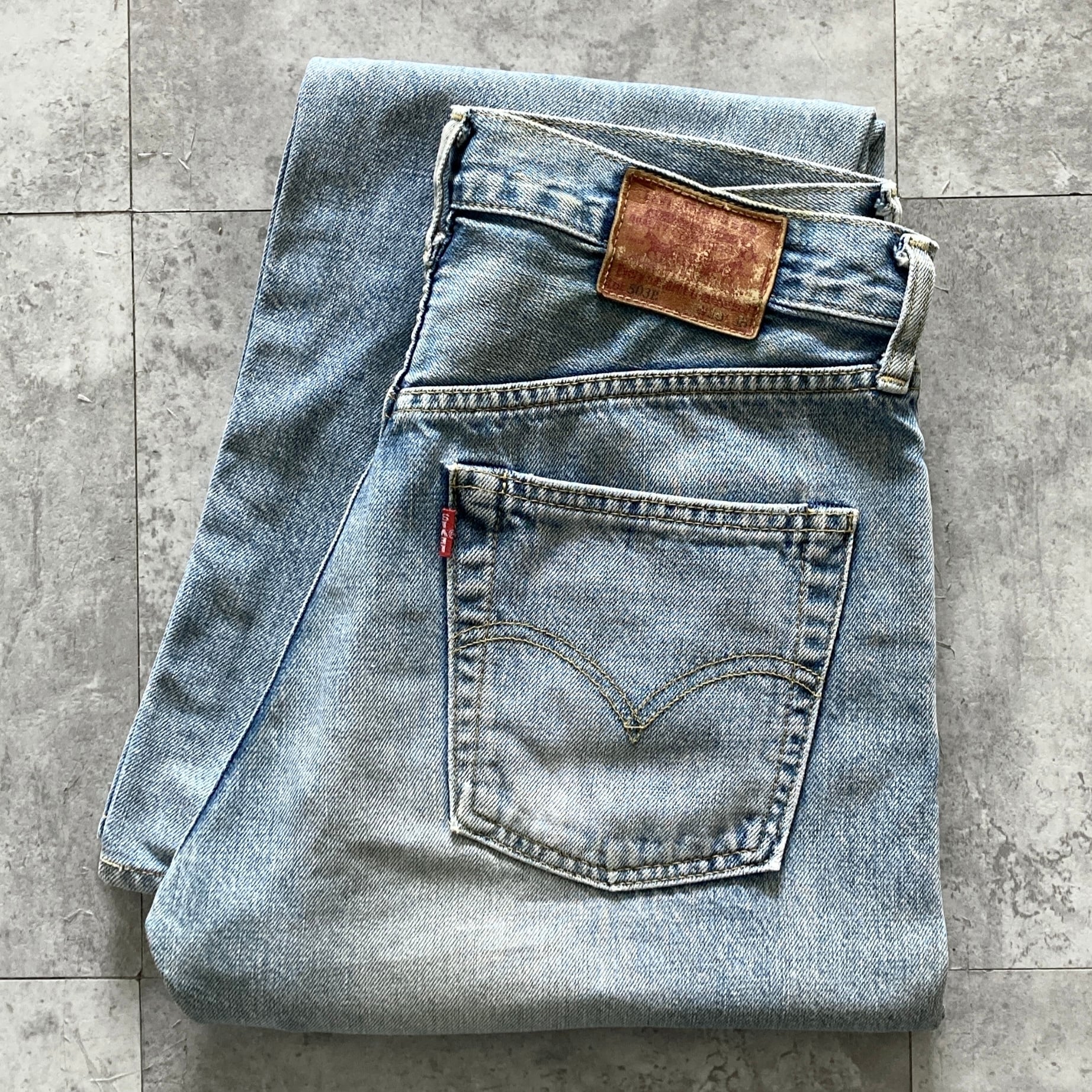 W30 L36】90's Levis 503BXX リーバイス LVC 97年製 裏ボタン刻印(J22