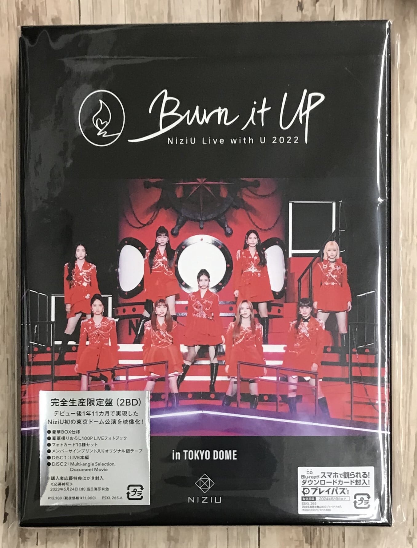 NiziU Burn it Up 東京ドーム　初回限定盤　ブルーレイ　ライブ