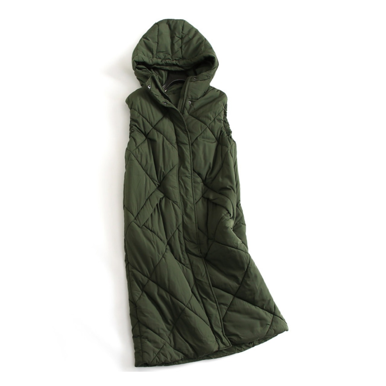 sleeveless cotton coat (ME205)