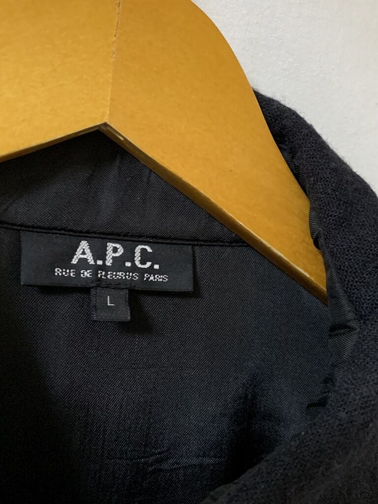 1990's Solid Color Design Wool Shirt Jacket "A.P.C."