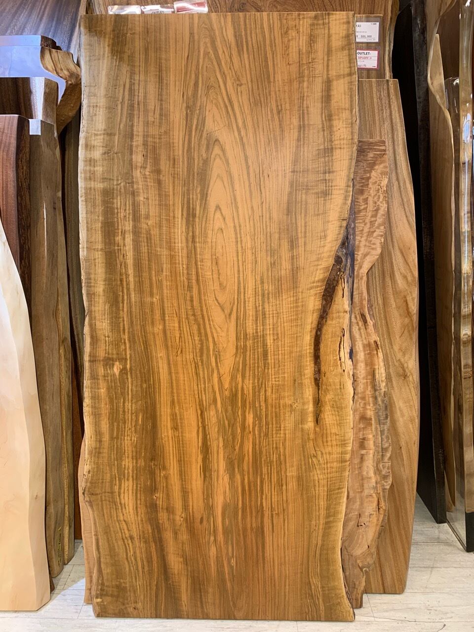 O様商談中12/21迄 サクラ_1800×800_青山店_テーブル天板/一枚板 252500