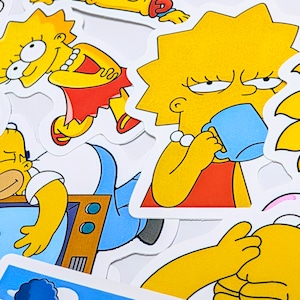 送料無料!【 The Simpsons / シンプソンズ 】【2】STICKER(ステッカー)50枚SET 〚アメリカン雑貨 アメトイ〛