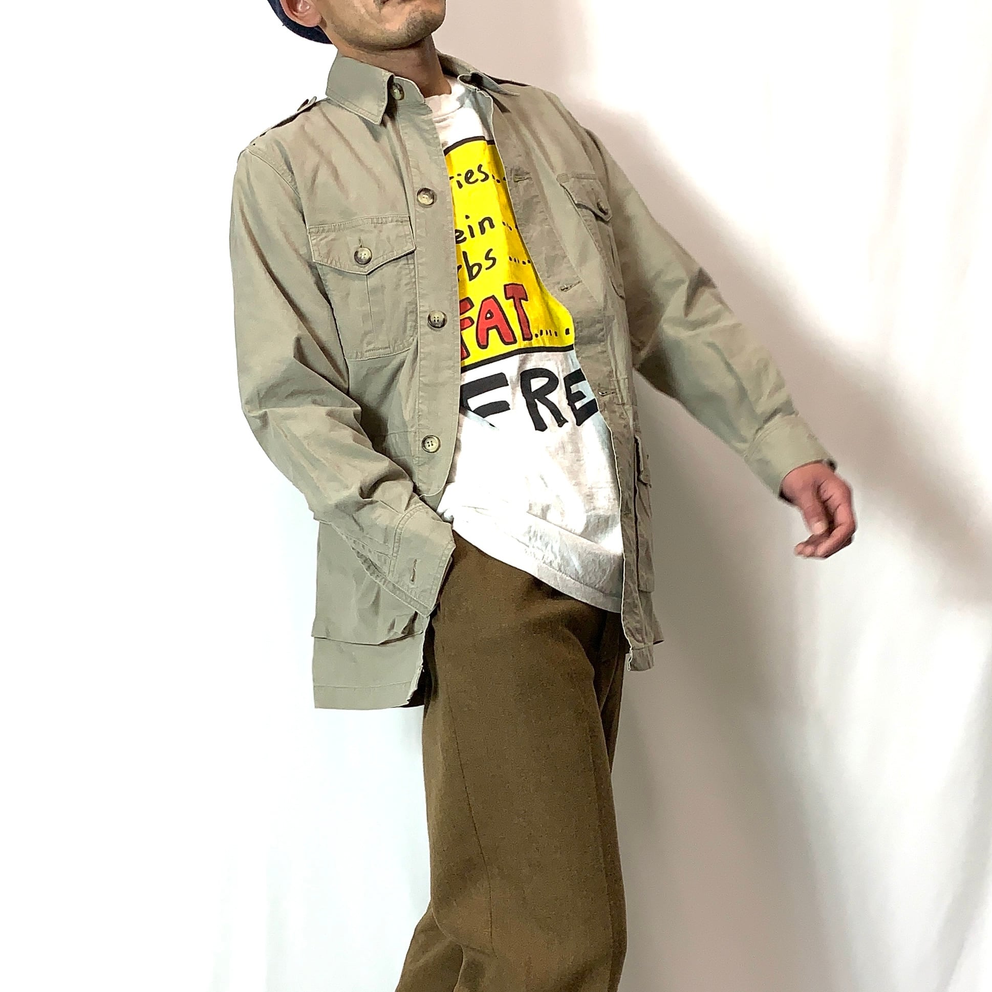 vintage old 80s BANANA REPUBLIC Safari Jacket バナナリパブリック