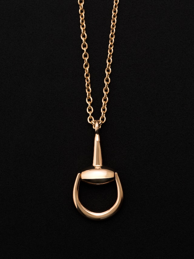 Horsebit Pendant Necklace