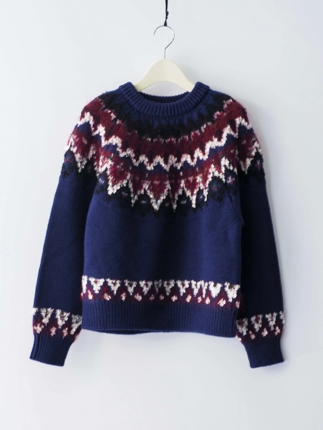 COOHEM コーヘン KOHEN NORDIC KNIT PULLOVER 11-234-028