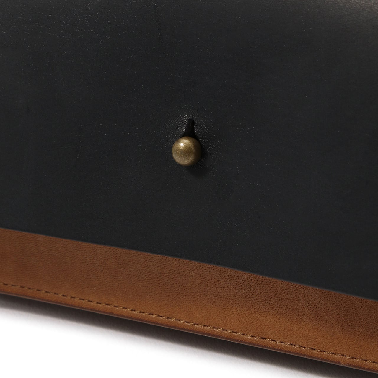 forme Long wallet Liscio dark brown | MIZU TO ABURA