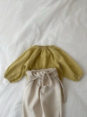 韓国子供服 / minirobe / 26Autumn / バルーンブラウス / 秋服 *S~XL*