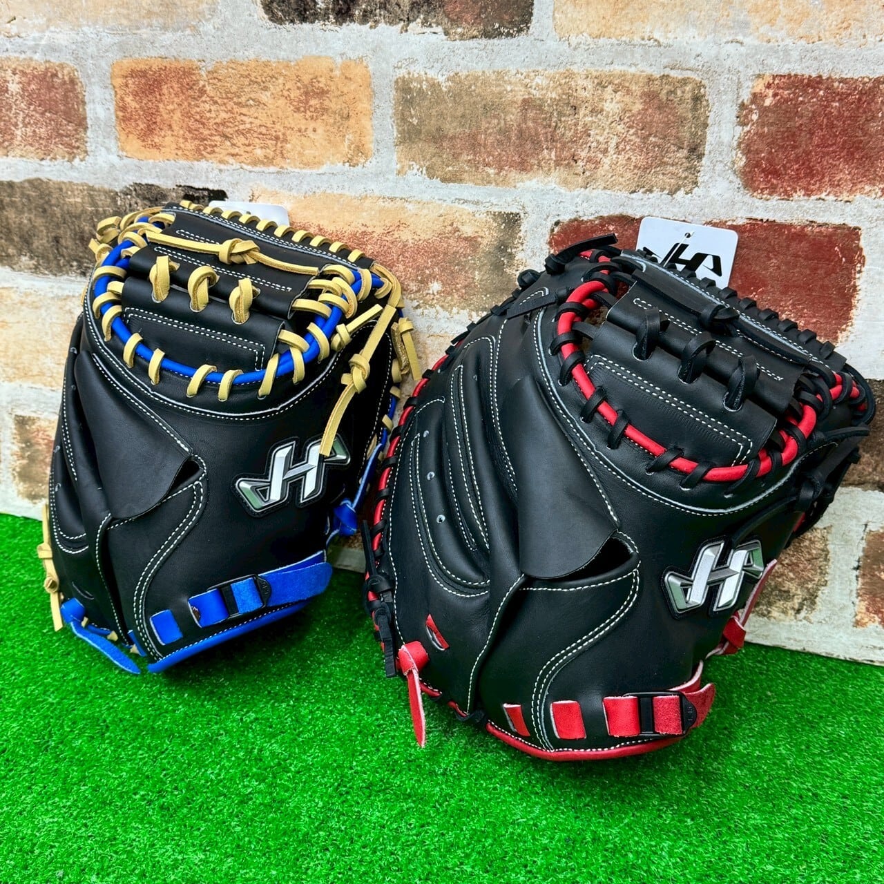 限定】ハタケヤマ 40周年記念 硬式ミット 捕手用 PRO-M91B Iブラック