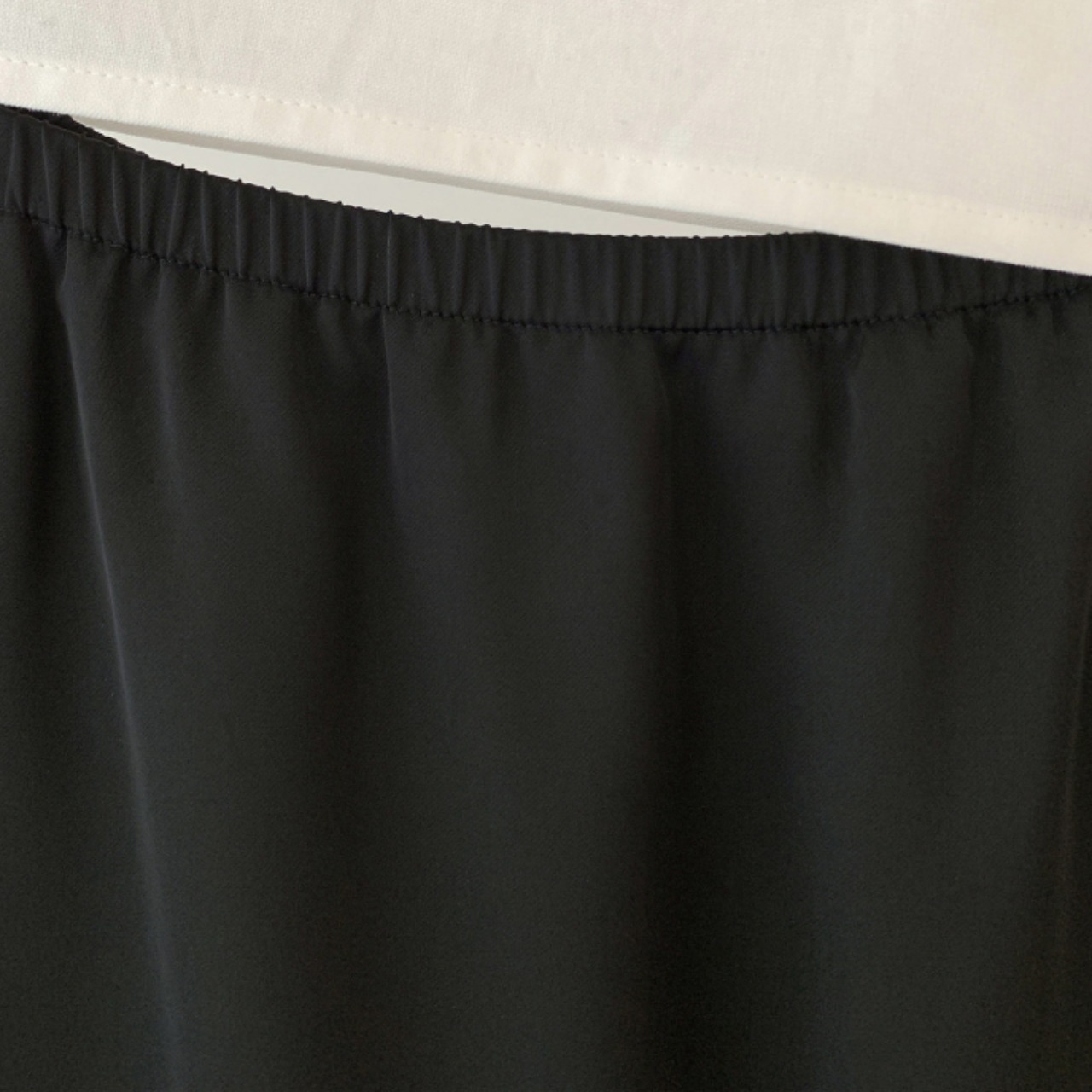 Dentelle Lace Trim Satin Skirt F0588