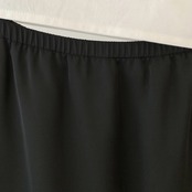 Dentelle Lace Trim Satin Skirt F0588